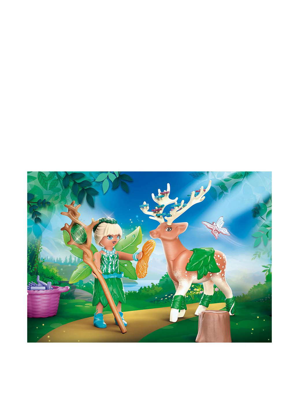 Ігровий набір Лісова фея з твариною, 14х19х7 см Playmobil (291859232)