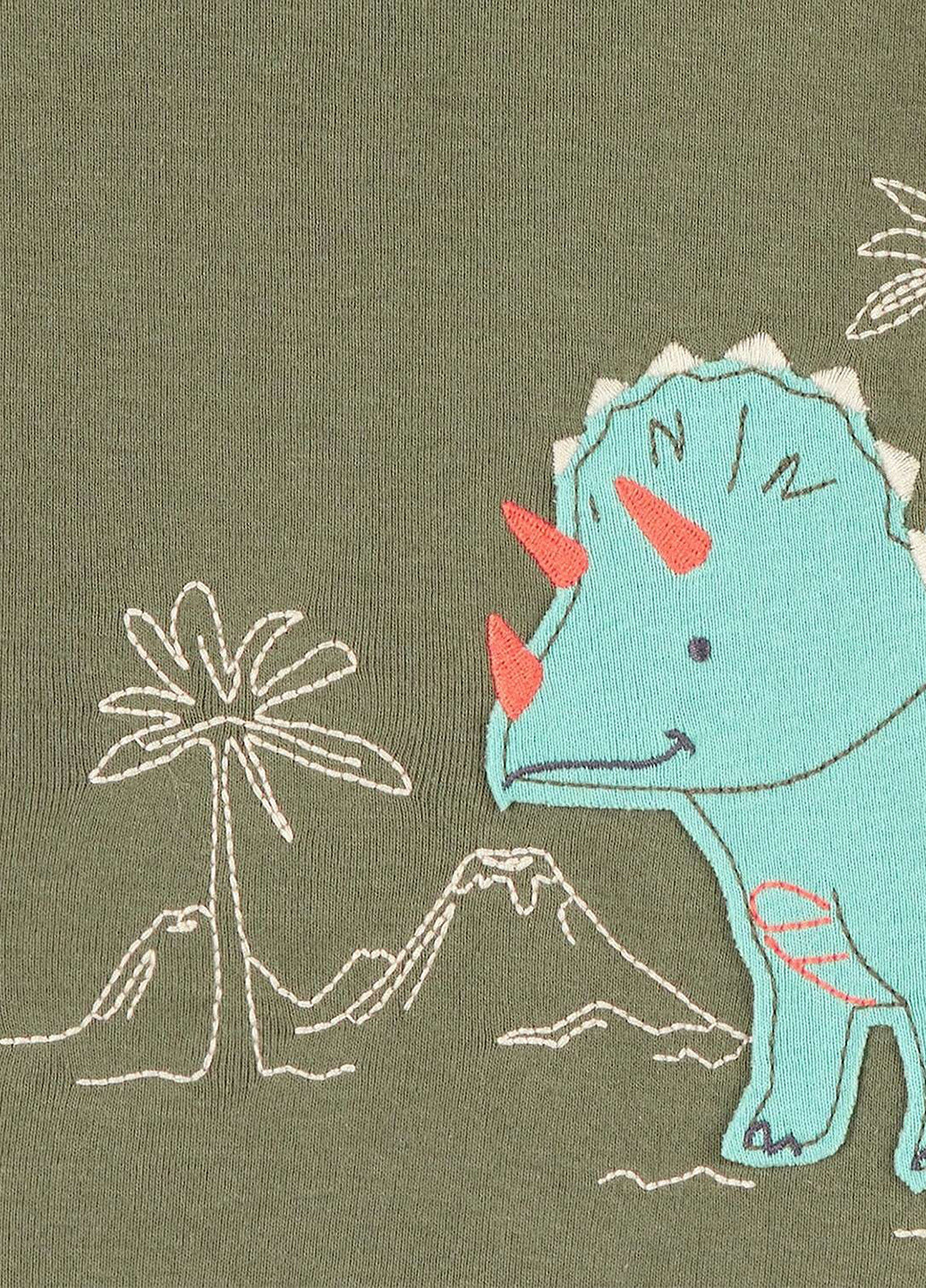 Пляшкова зелена всесезон піжама (2 шт.) (футболка, штани) футболка + штани Carter's