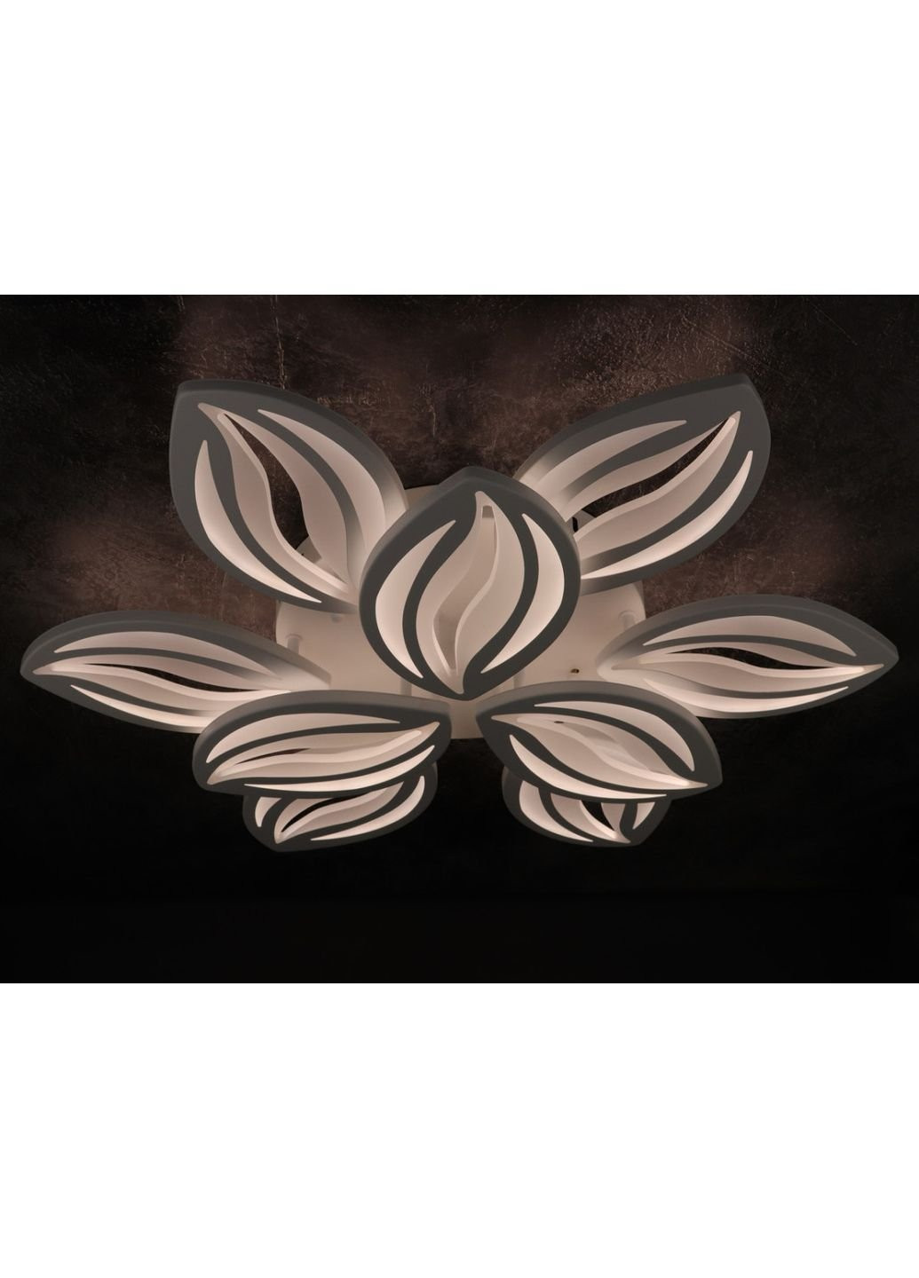 Люстра стельова LED з пультом A2325/6+3-wh Білий 10х70х70 см. Sunnysky (253527804)