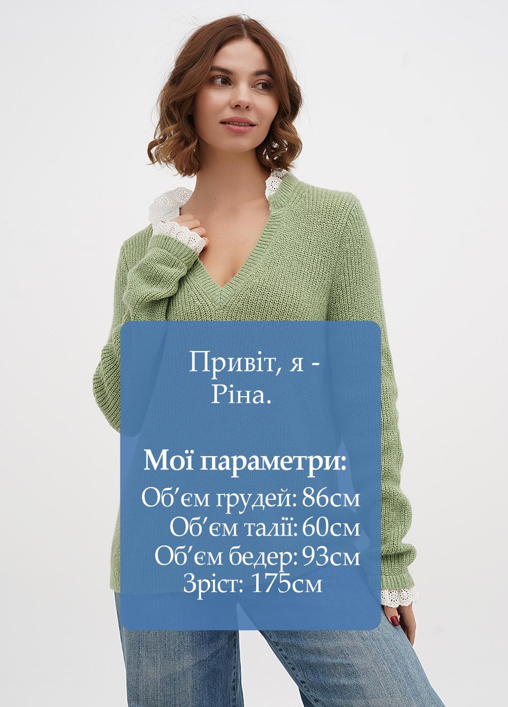 Светло-зеленый демисезонный пуловер пуловер Boden