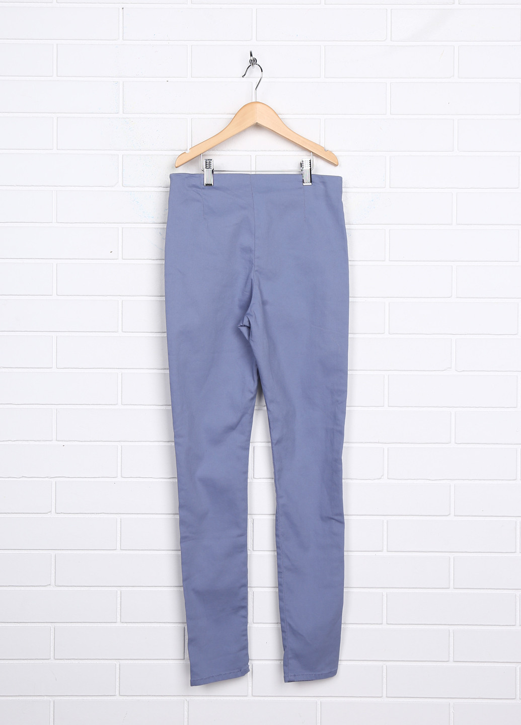 Голубые кэжуал демисезонные зауженные брюки H&M