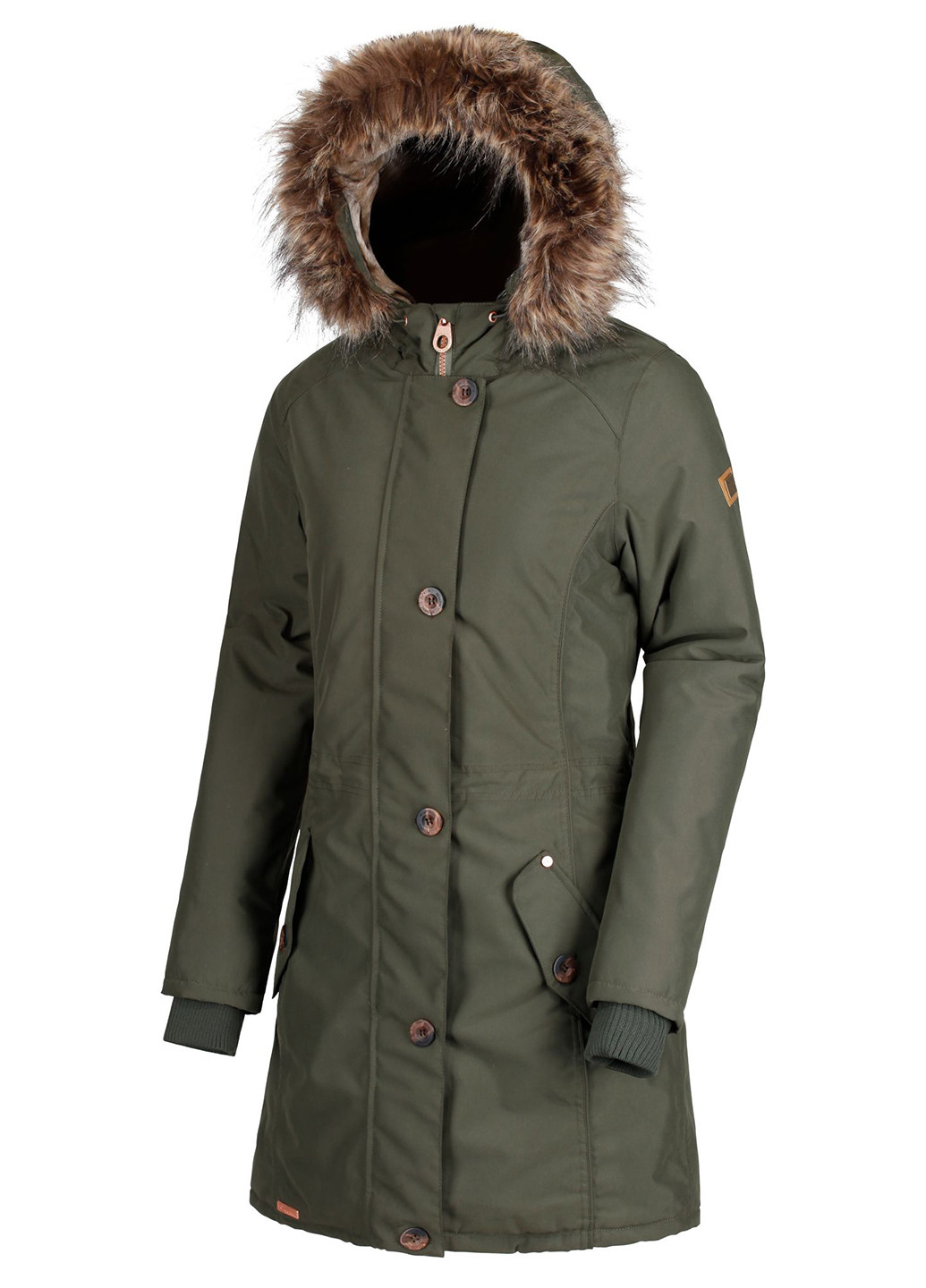 Оливковая (хаки) зимняя куртка Regatta