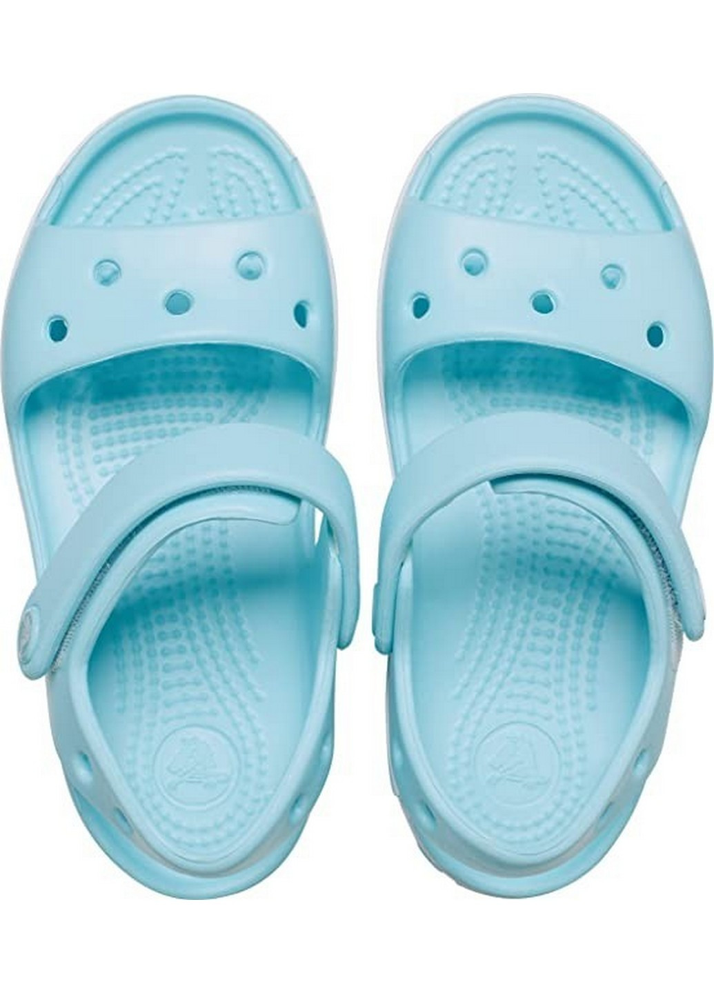 Голубые спортивные крокс сандалии Crocs