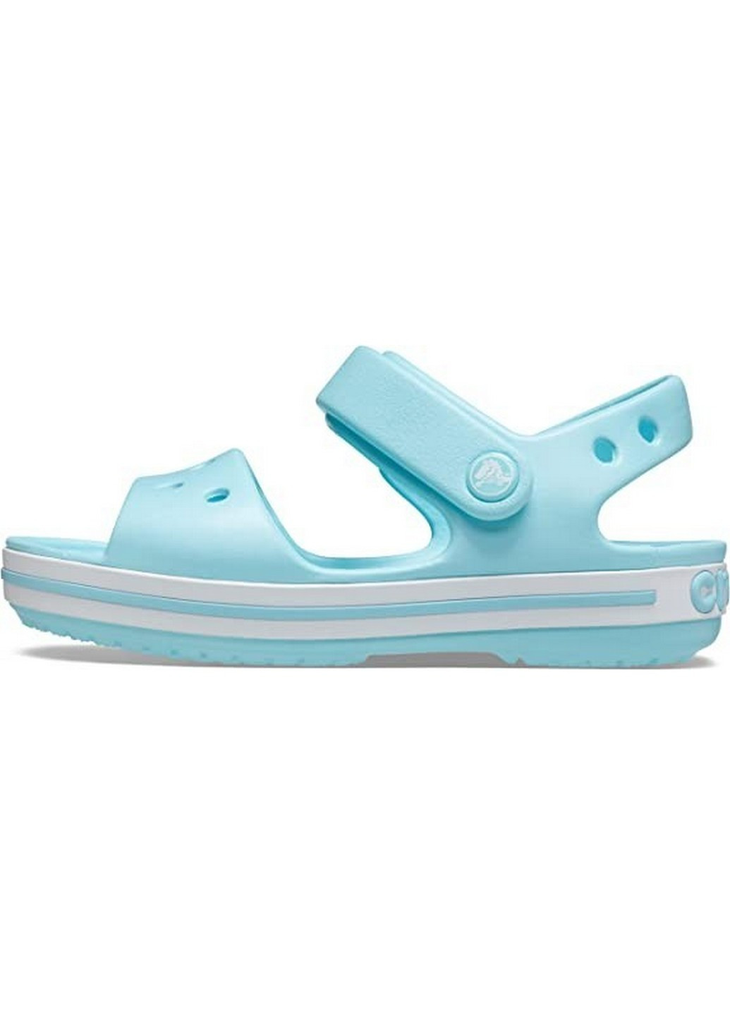 Крокс Сандалі Crocs crocband sandal ice blue/white (255335595)