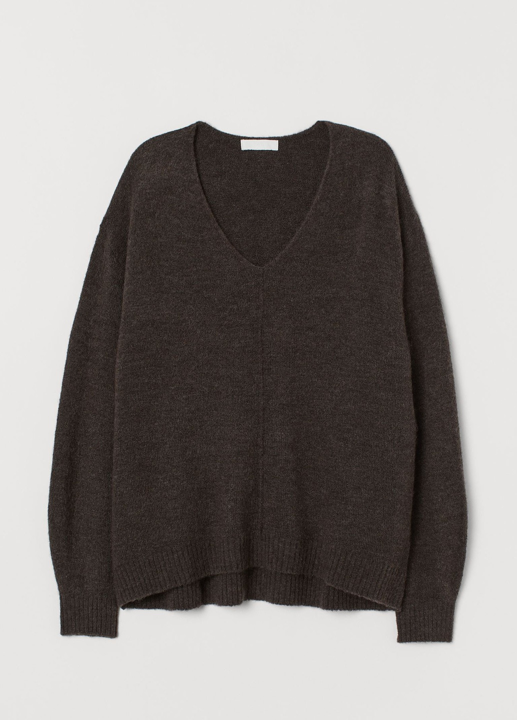Темно-коричневий зимовий светр H&M