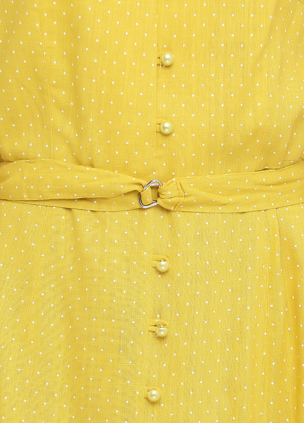 Жовтий кежуал сукня Ruta-S в горошок