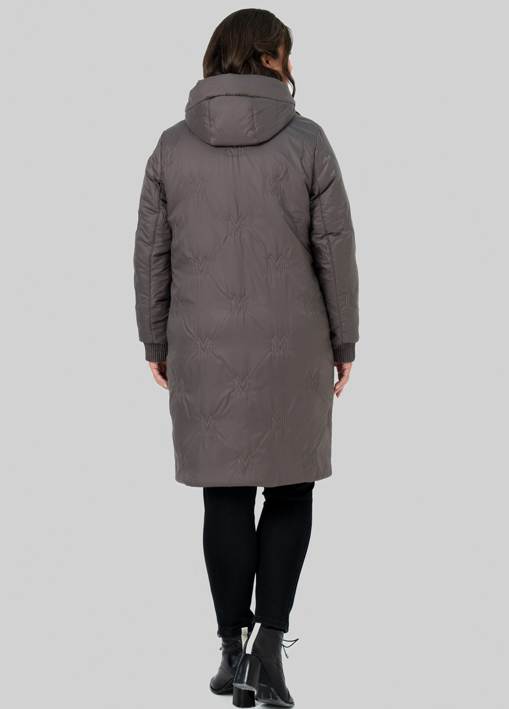 Кофейная зимняя куртка A'll Posa