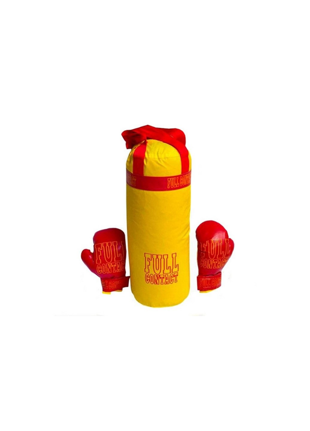 Дитячий боксерський набір "Full" 0004DT Жовтий Danko Toys (203365460)
