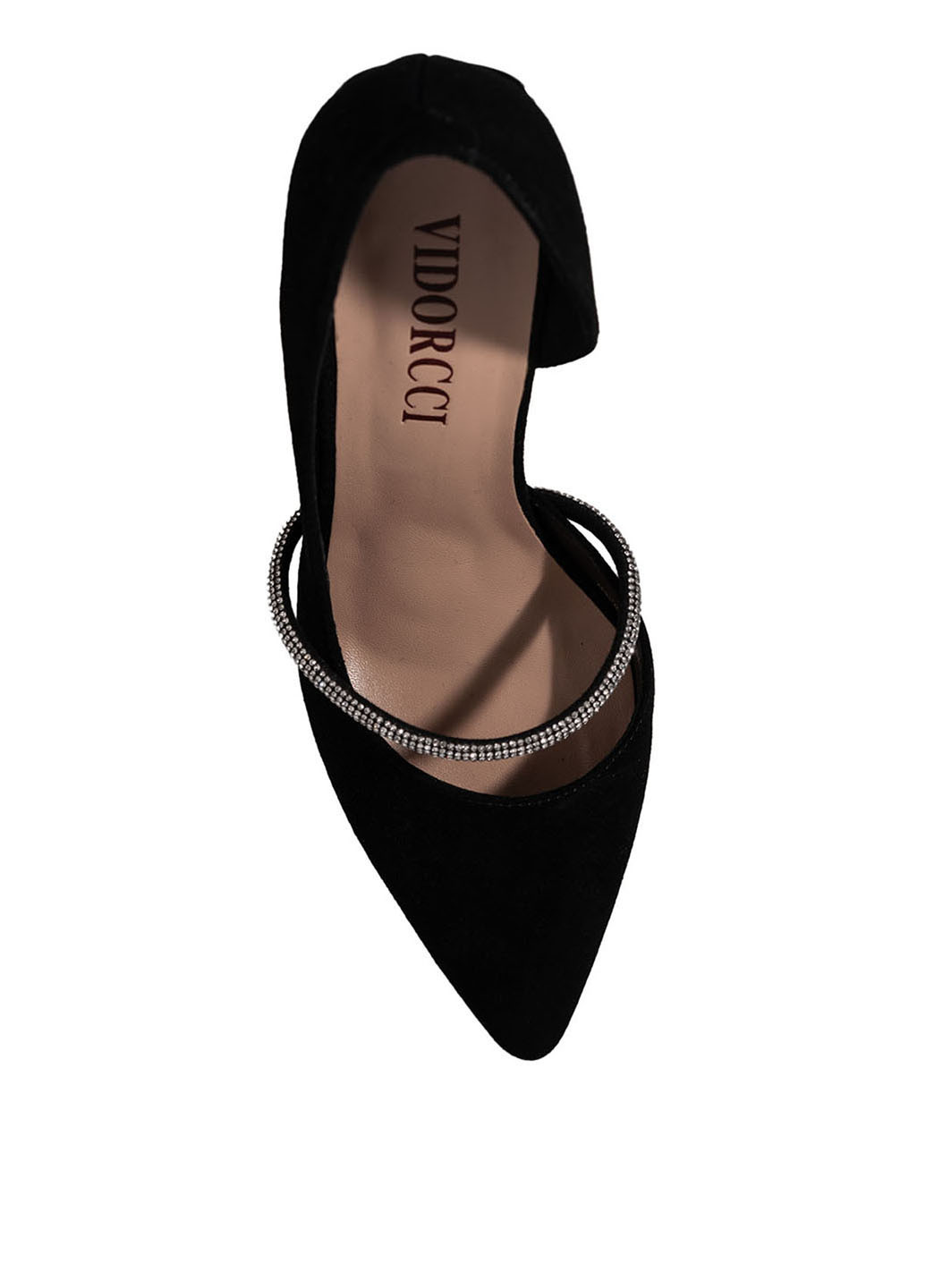 VIDORCCI Туфли д'орсей черный з натуральная замша, китай — лето (292850024)