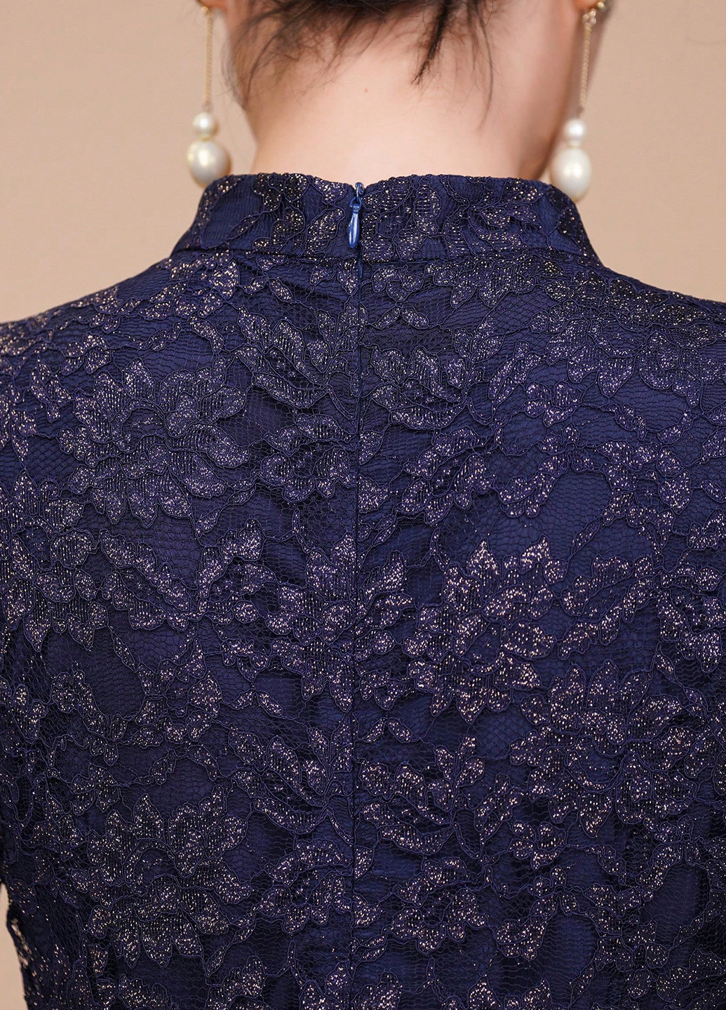 Синее коктейльное, вечернее платье SHEIN однотонное