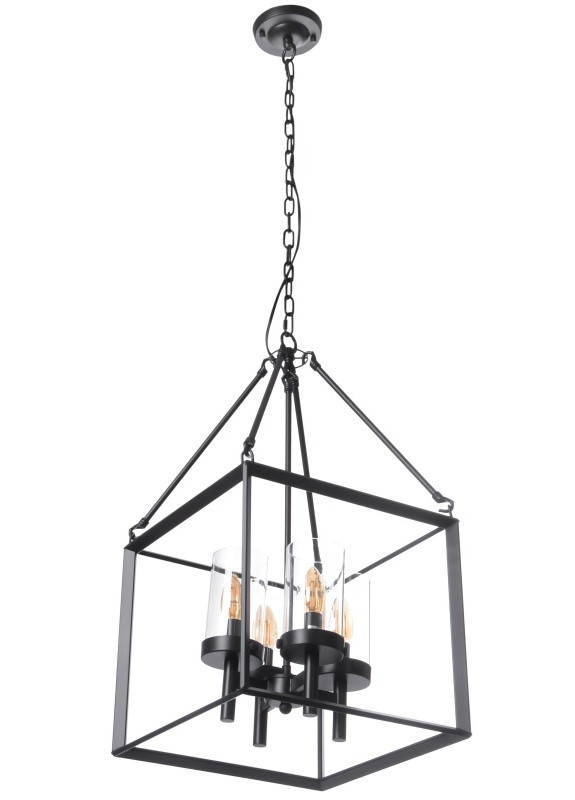 Люстра підвісна свічка лофт BL-387S/4 E14 BK Brille (253887577)