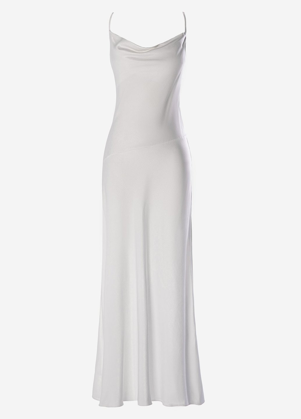 Молочное праздничный платье платье-комбинация, с открытой спиной Gepur однотонное