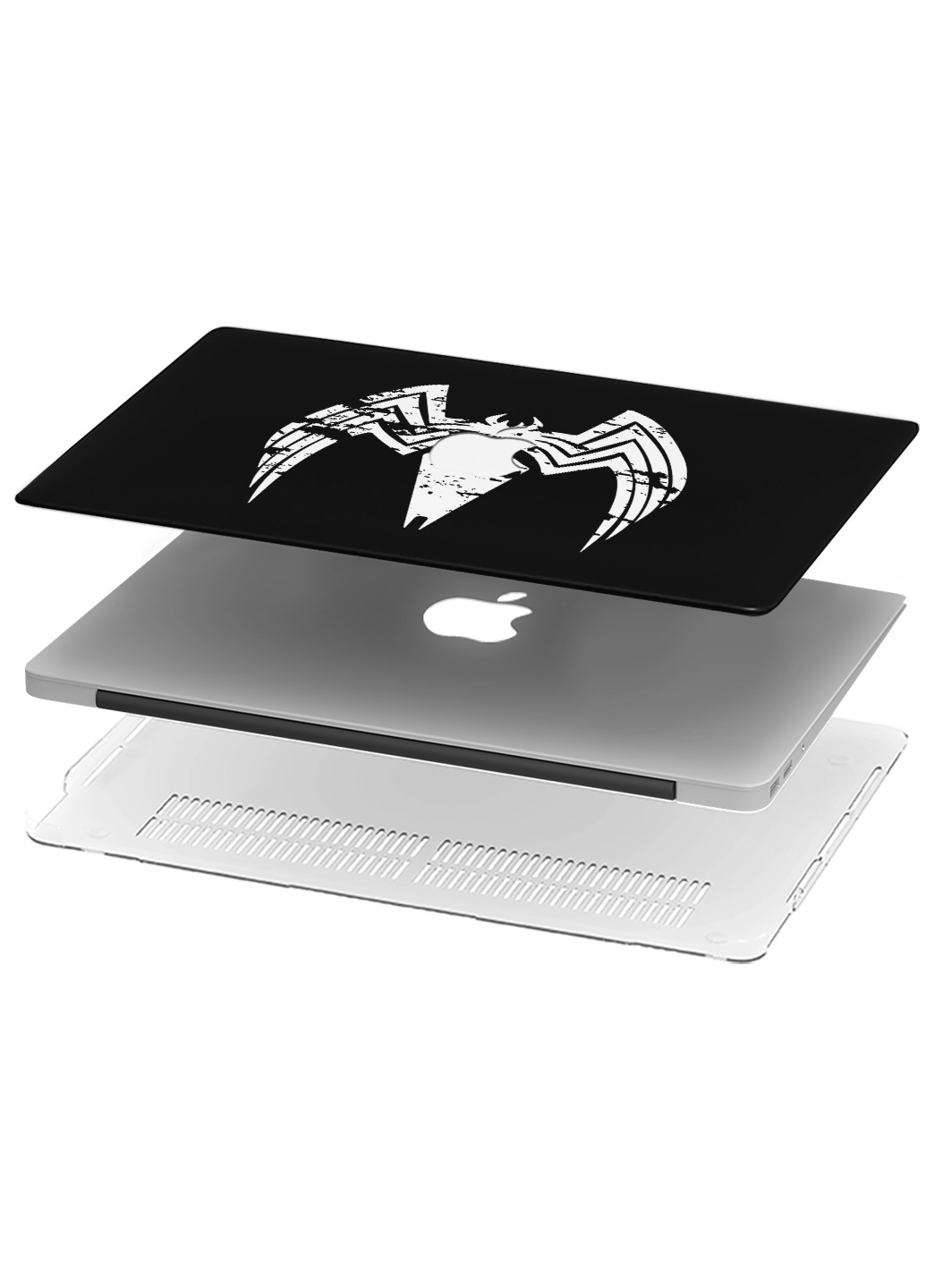 Чохол пластиковий для Apple MacBook Pro 15 A1707/A1990 Веном Марвел (Venom Marvel) (9649-2303) MobiPrint (218988229)