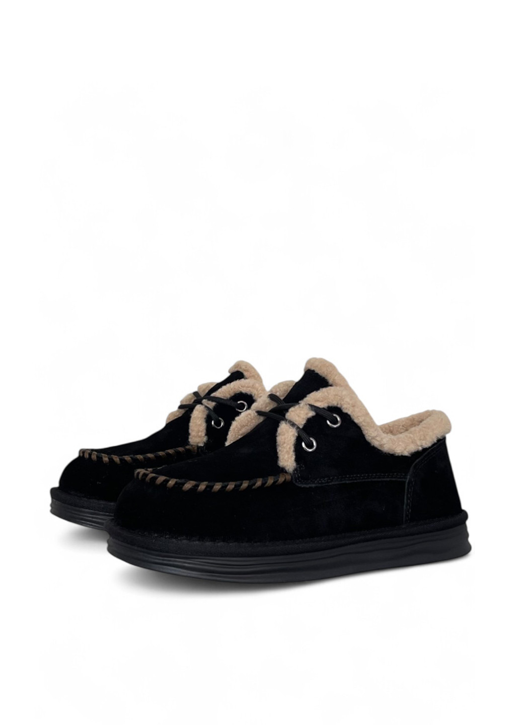 Зимние ботинки ALLSY с мехом из натуральной замши