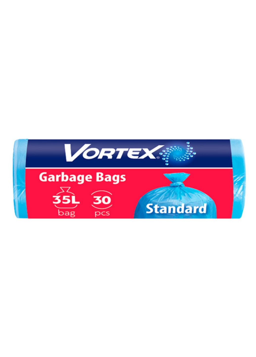 Пакеты для мусора Standard Garbage Bags, 30 шт. 35 л (Синий) 30 шт. Vortex (199671334)