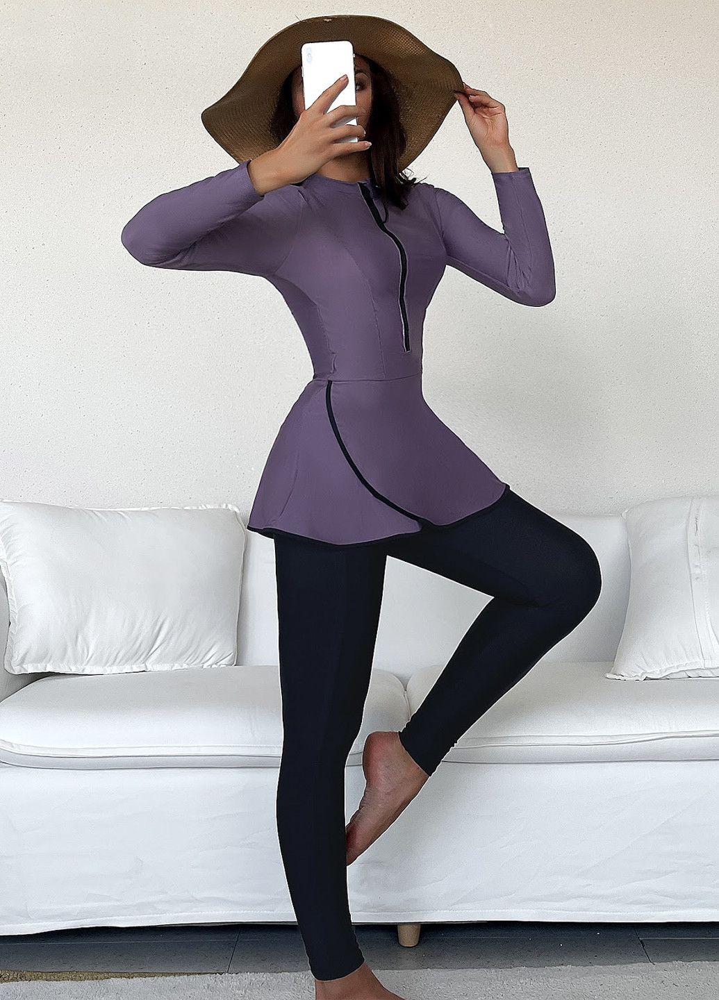 Комбінований літній буркіні буркині SHEIN