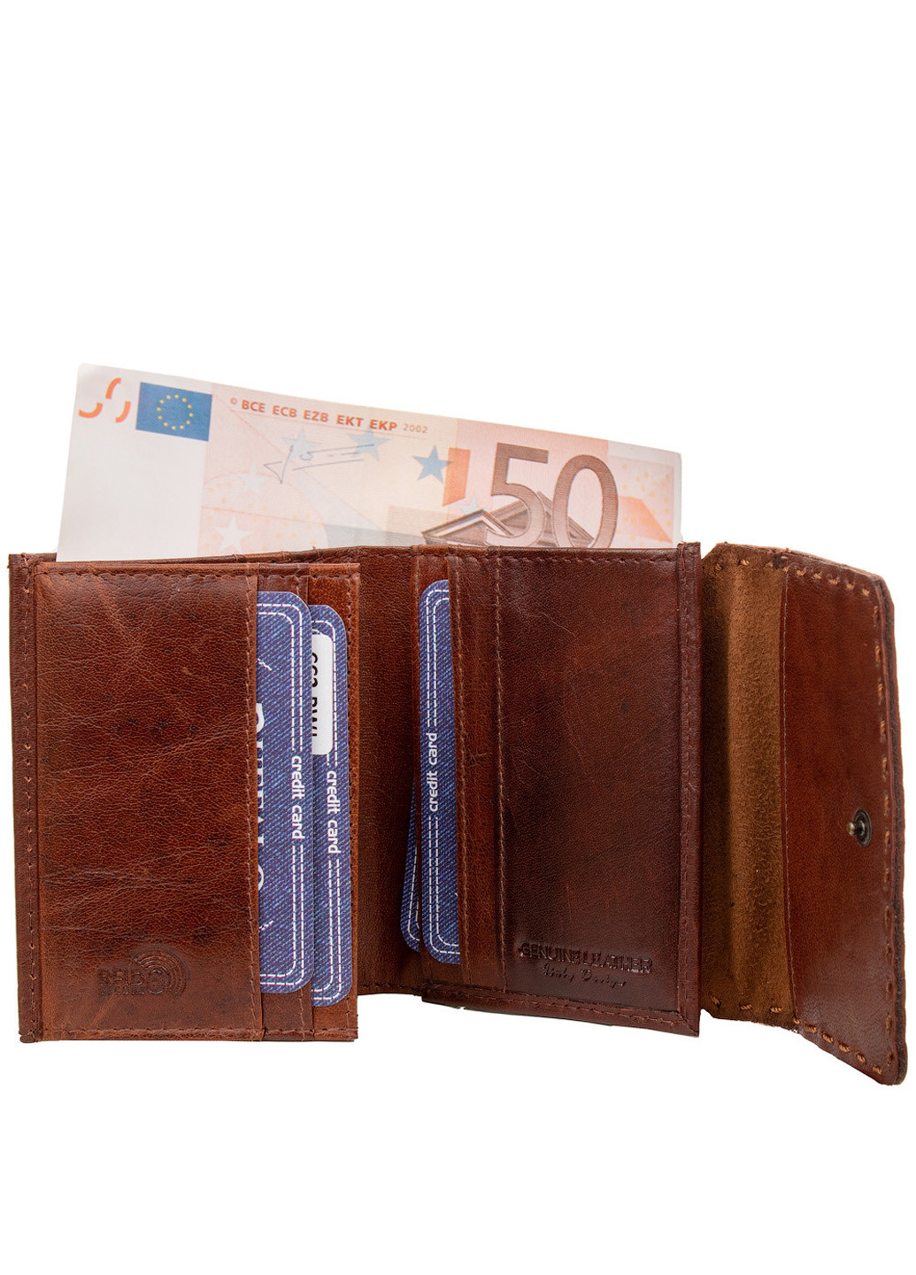 Чоловік шкіряний гаманець 10х8,5х1,5 см Buffalo Wild (195771850)