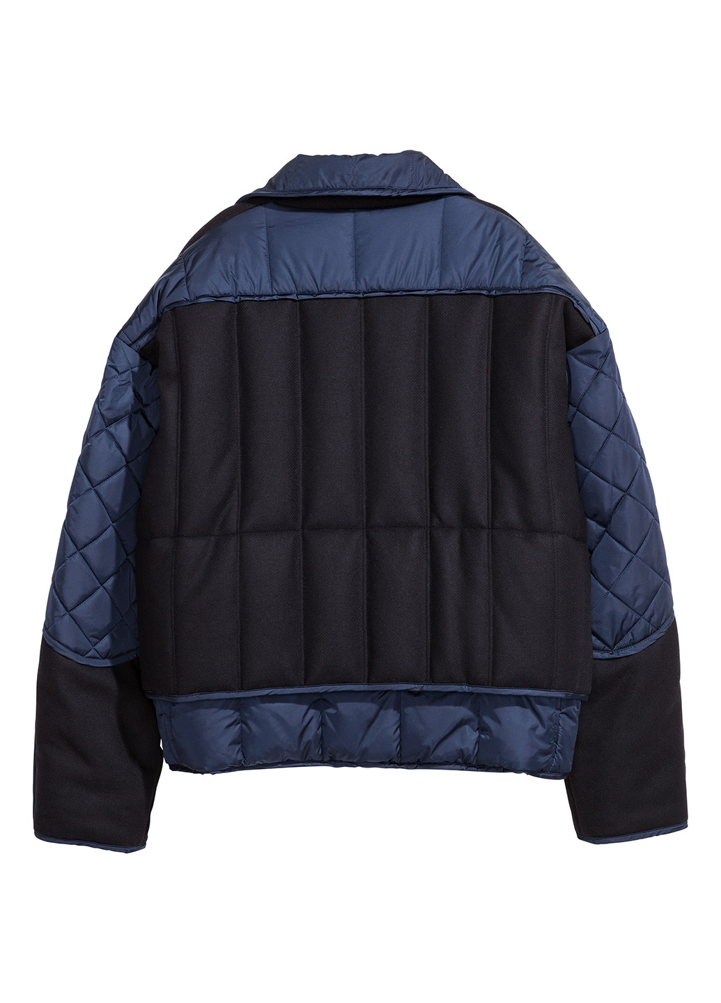 Темно-синяя зимняя куртка H&M Studio