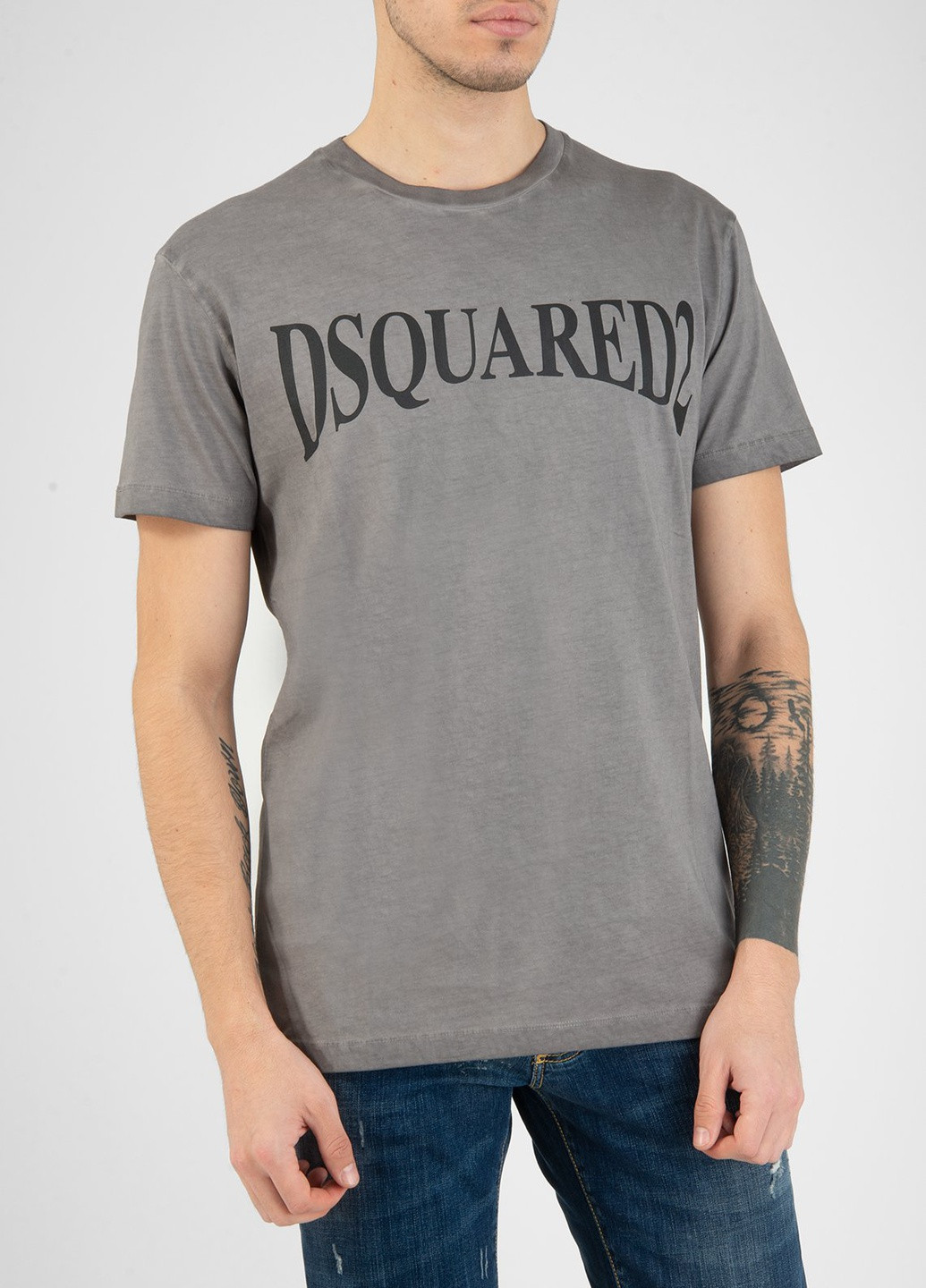 Сіра футболка Dsquared2
