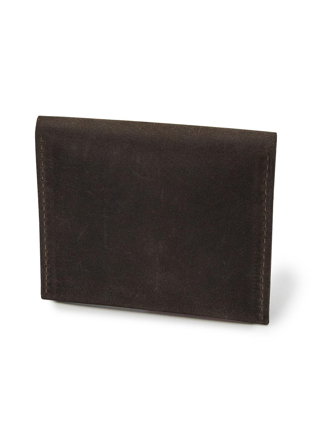 Шкіряний гаманець-монетниця BermuD однотонний коричневий кежуал