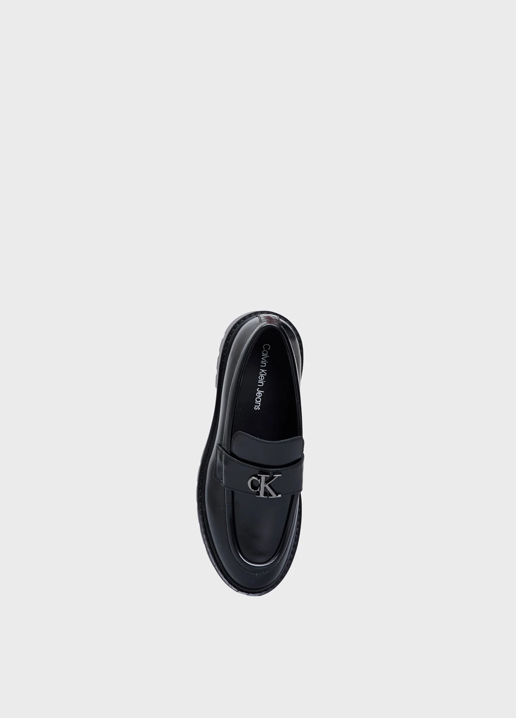 Calvin Klein Jeans Туфлі лофери чорний з натуральна шкіра, сша — демісезон (347246536)