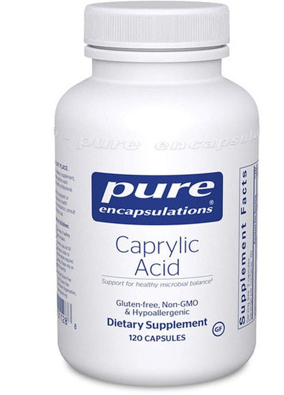 Caprylic Acid 120 Caps PE-01128 Pure Encapsulations (256379936)