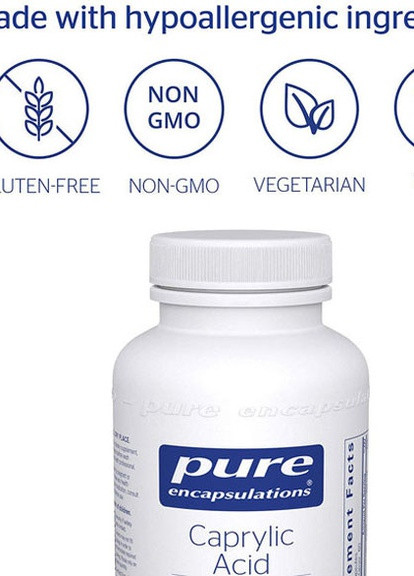 Caprylic Acid 120 Caps PE-01128 Pure Encapsulations (256379936)