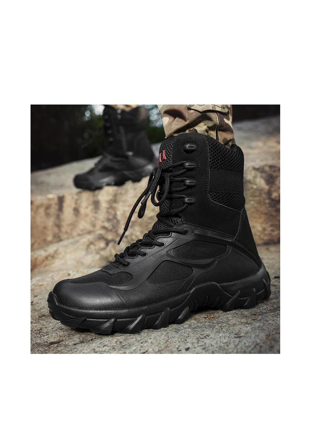 Черные зимние ботинки SHEIN