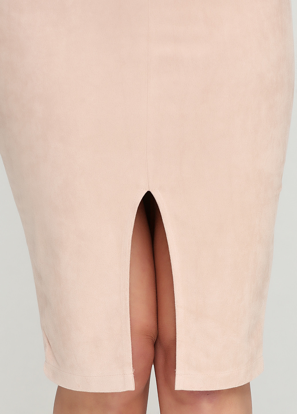 Пудровая кэжуал однотонная юбка Missguided карандаш