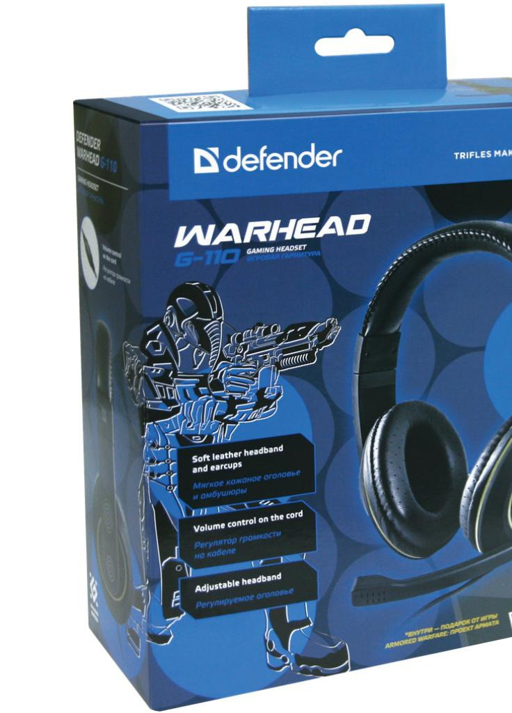 Навушники Warhead G-110 (64102) Defender (207366519)