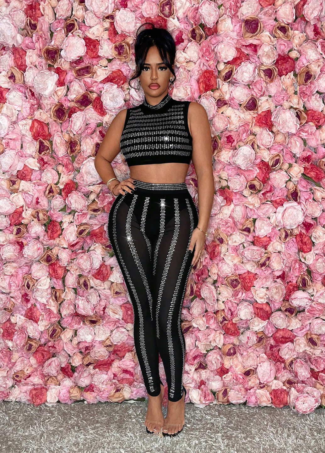 Костюм (топ, леггинсы) SHEIN (329821566)