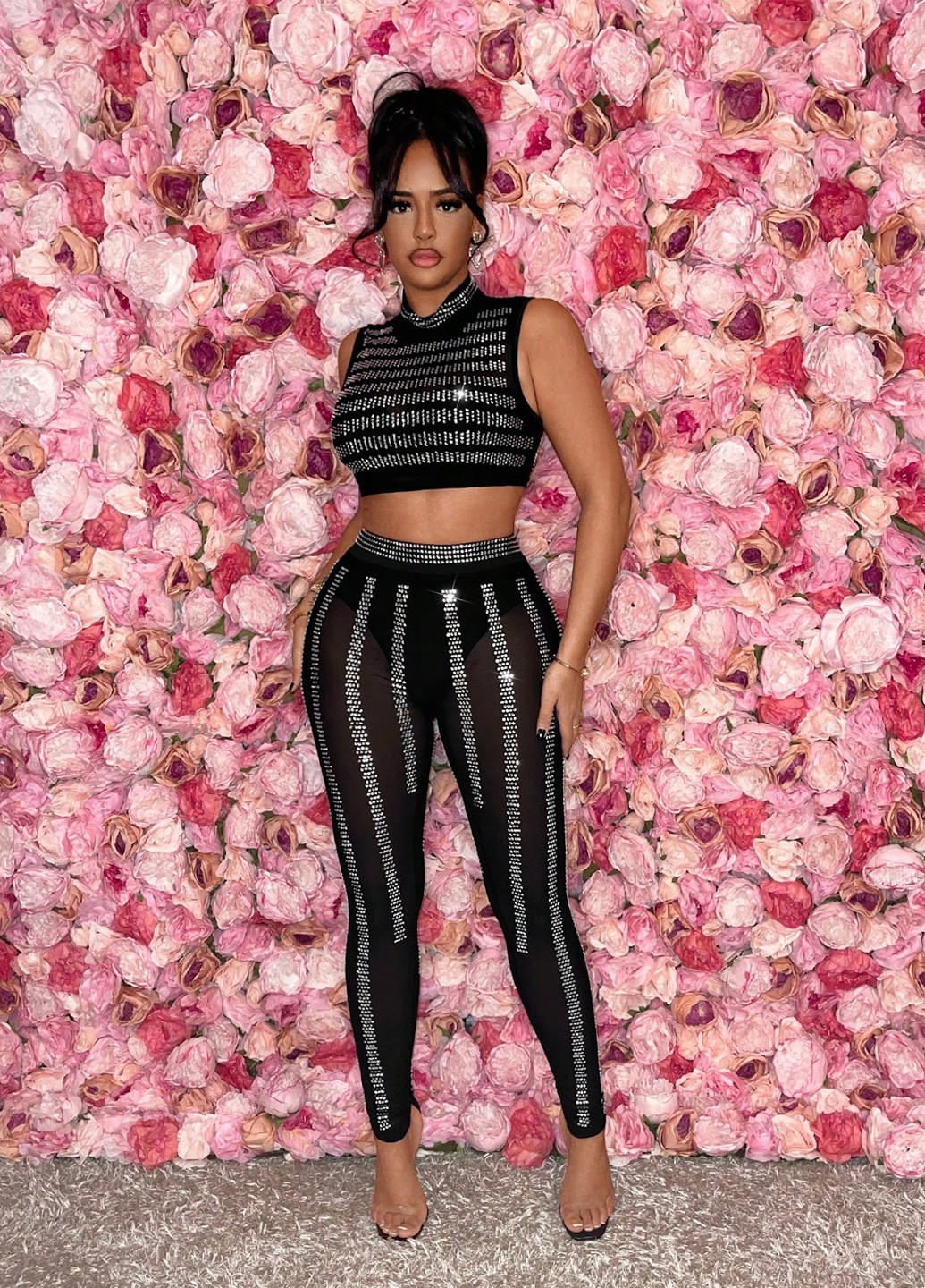 Костюм (топ, леггинсы) SHEIN (329821566)