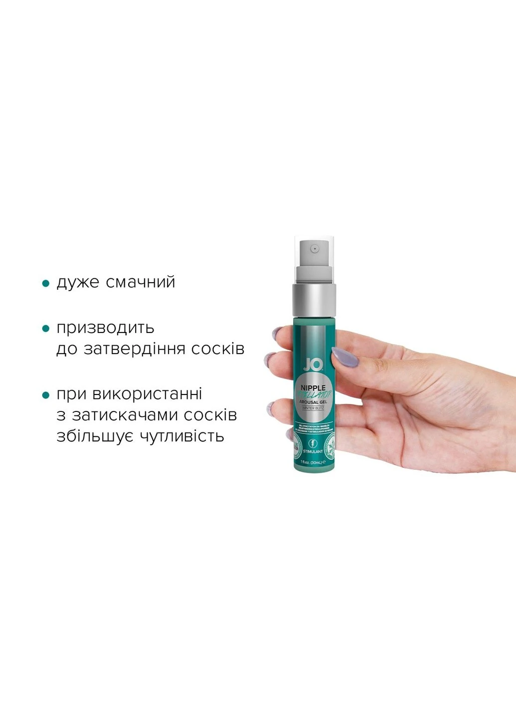 Гель для стимуляции сосков NIPPLE TITILLATOR WINTER BLITZ (30 мл) System JO (256537624)