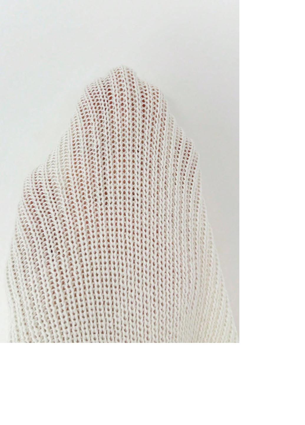 Світло-бежева кежуал сукня сукня светр SHEIN однотонна