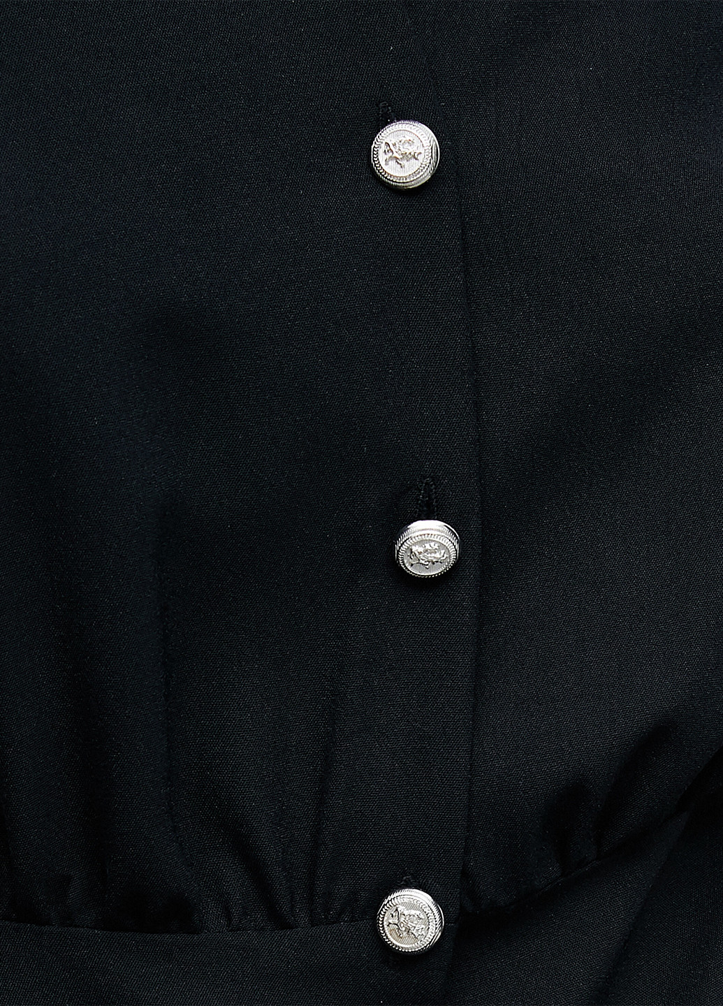 Черное кэжуал платье рубашка KOTON однотонное