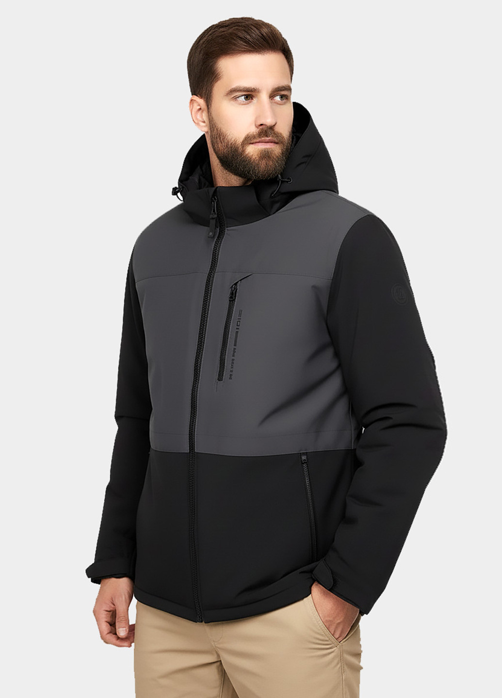 Сіра демісезонна куртка Sun's House