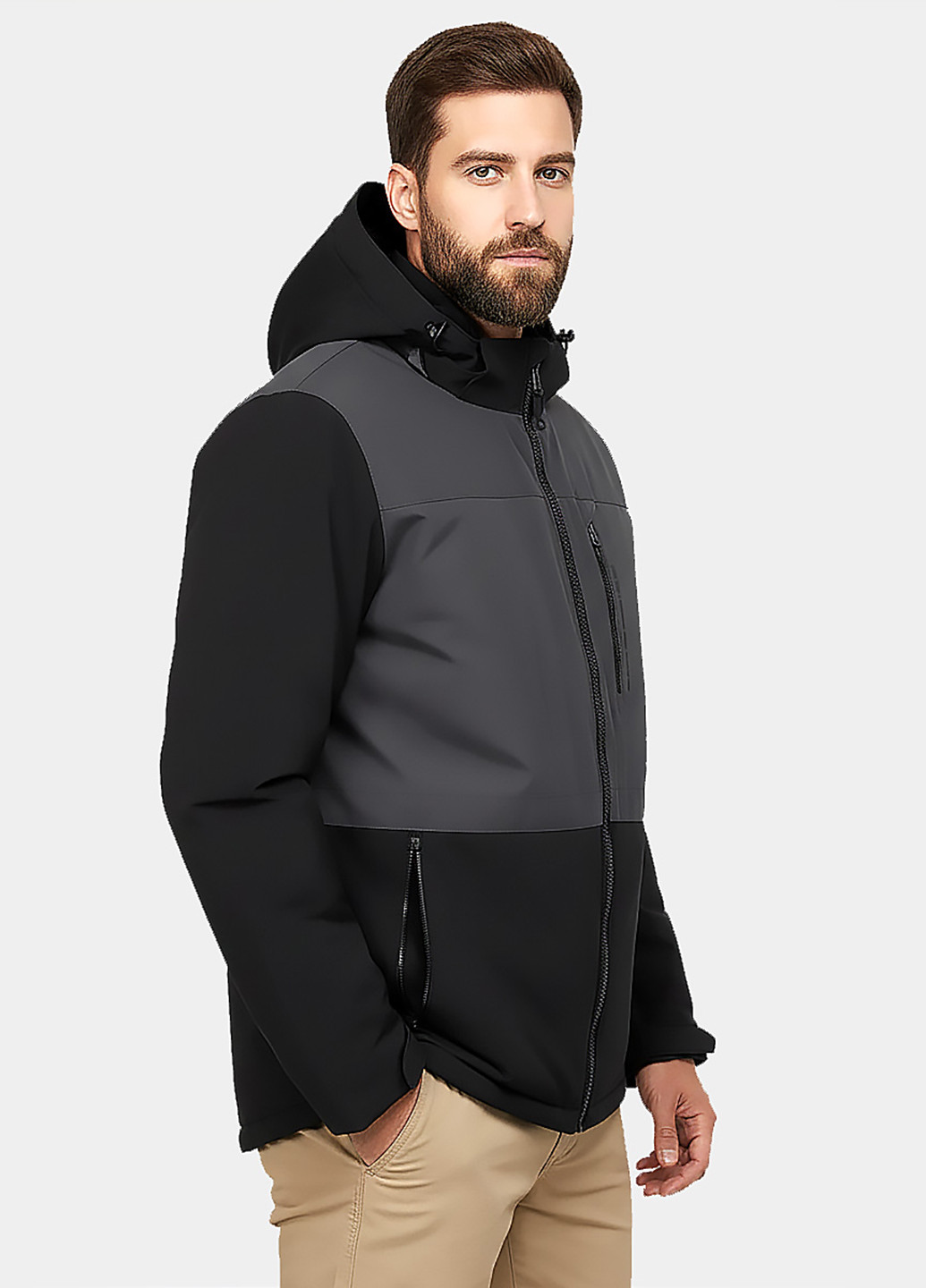 Сіра демісезонна куртка Sun's House