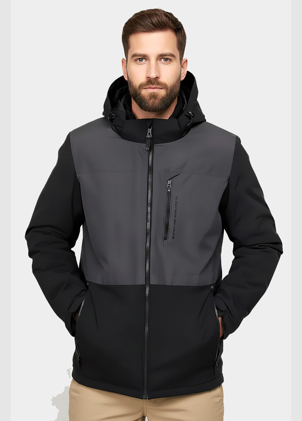 Сіра демісезонна куртка Sun's House