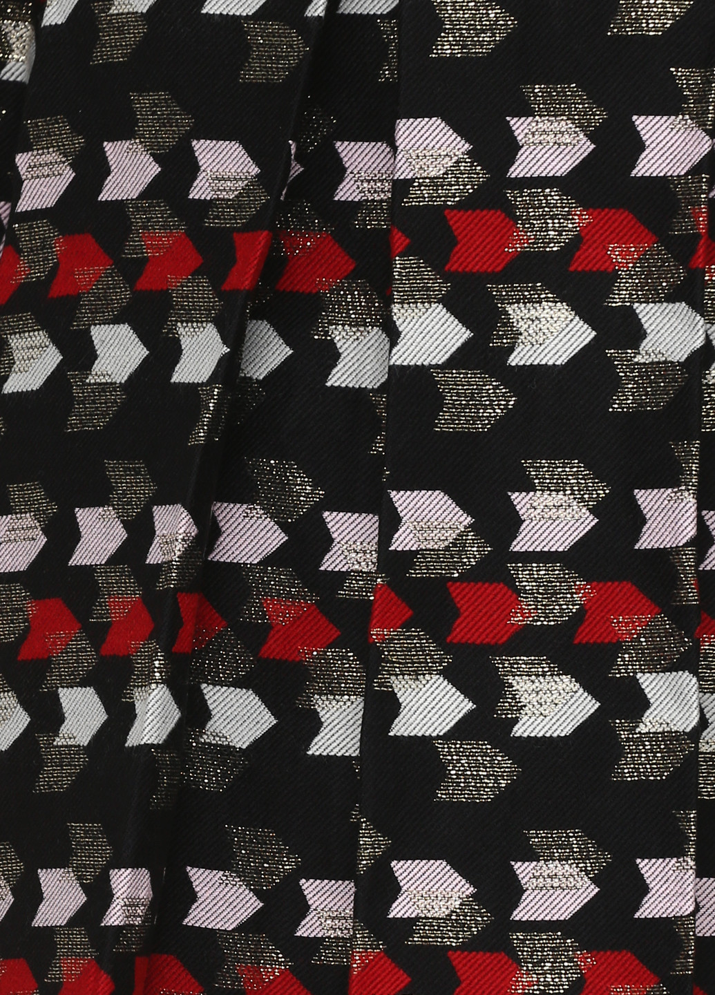 Черная кэжуал с геометрическим узором юбка Paul & Joe а-силуэта (трапеция)