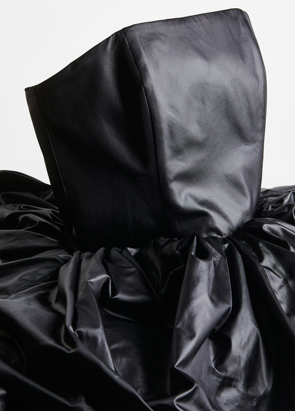 Чорна вечірня сукня бандо H&M Studio однотонна