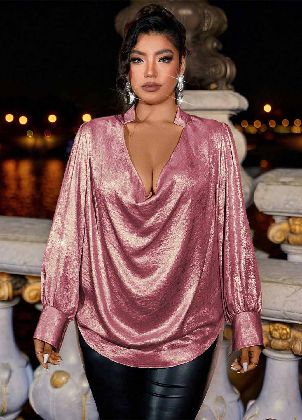 Розовая блуза SHEIN