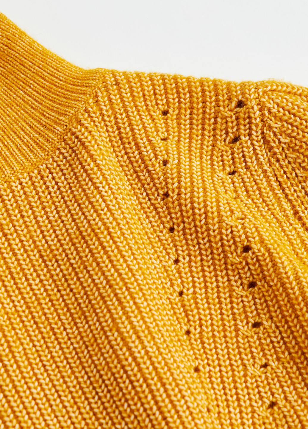 Желтый зимний светр зимовий H&M