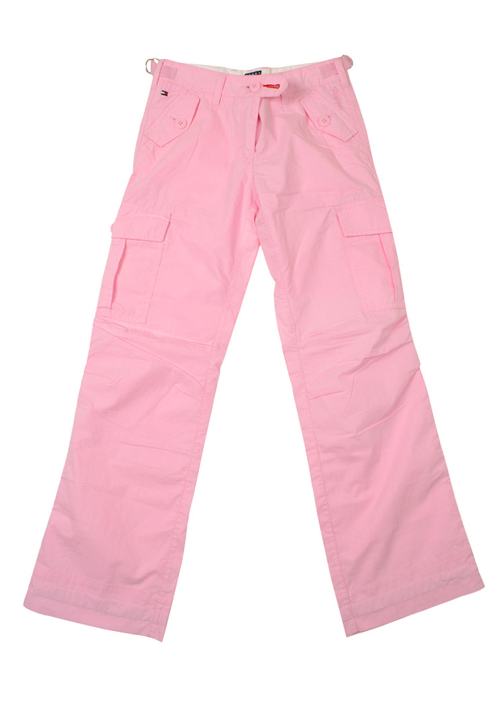 Розовые кэжуал летние прямые брюки Tommy Hilfiger