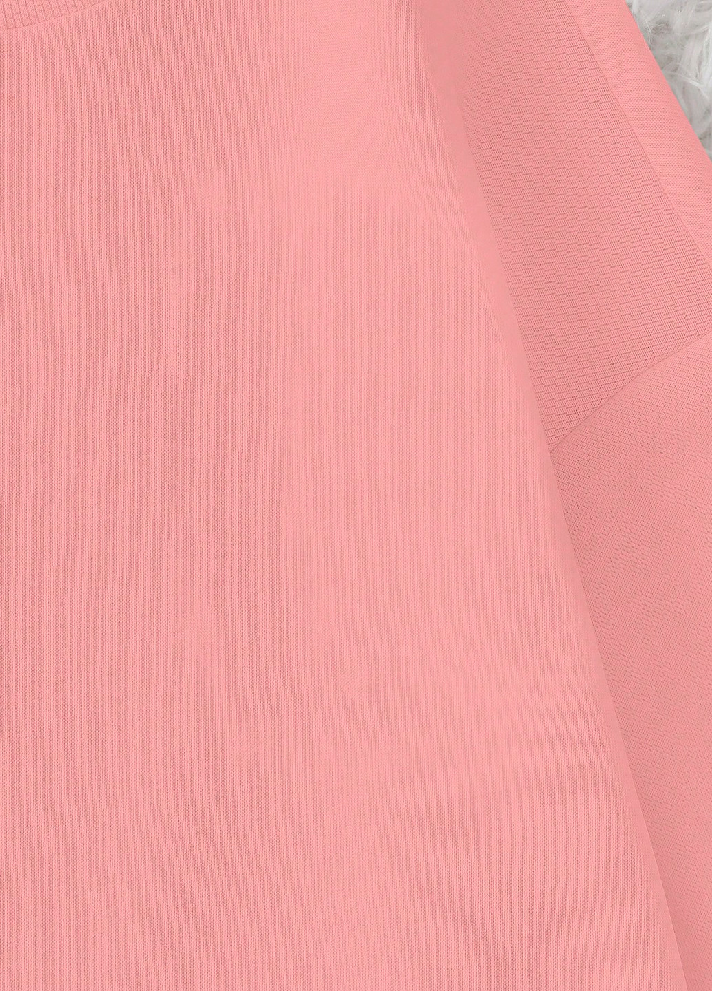 Розовый свитшот SHEIN новогодний без декора (334102151)