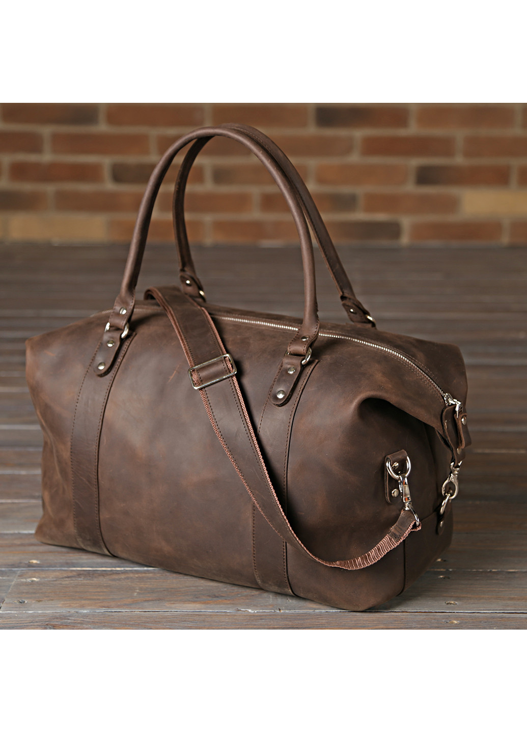 Кожаная дорожная сумка 42х22х29 см Shvigel (229459105)