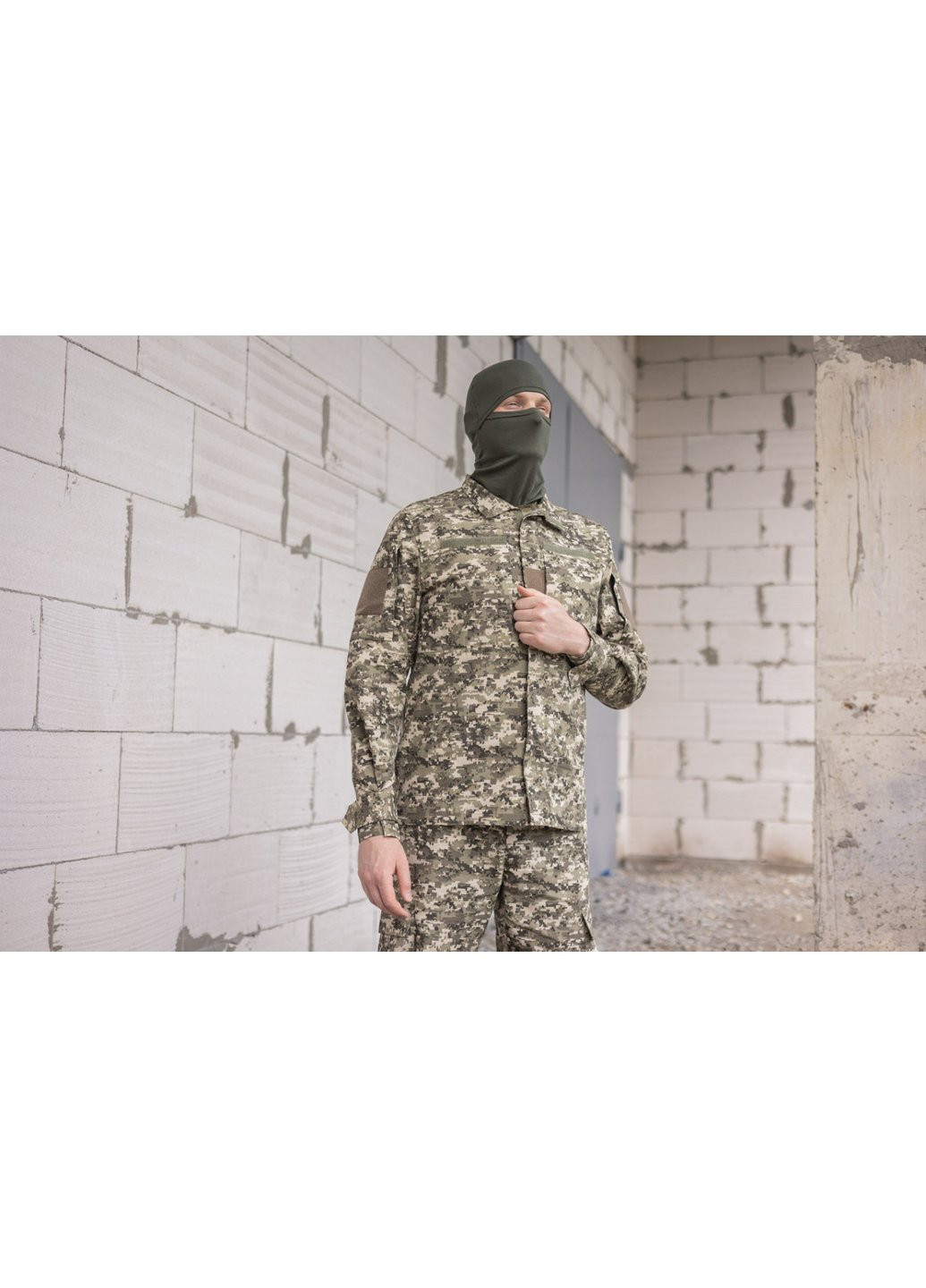 Оливковый (хаки) демисезонный мужской армейский костюм для всу (зсу) tactical тактическая форма пиксель светлый 52 размер 7070 Power