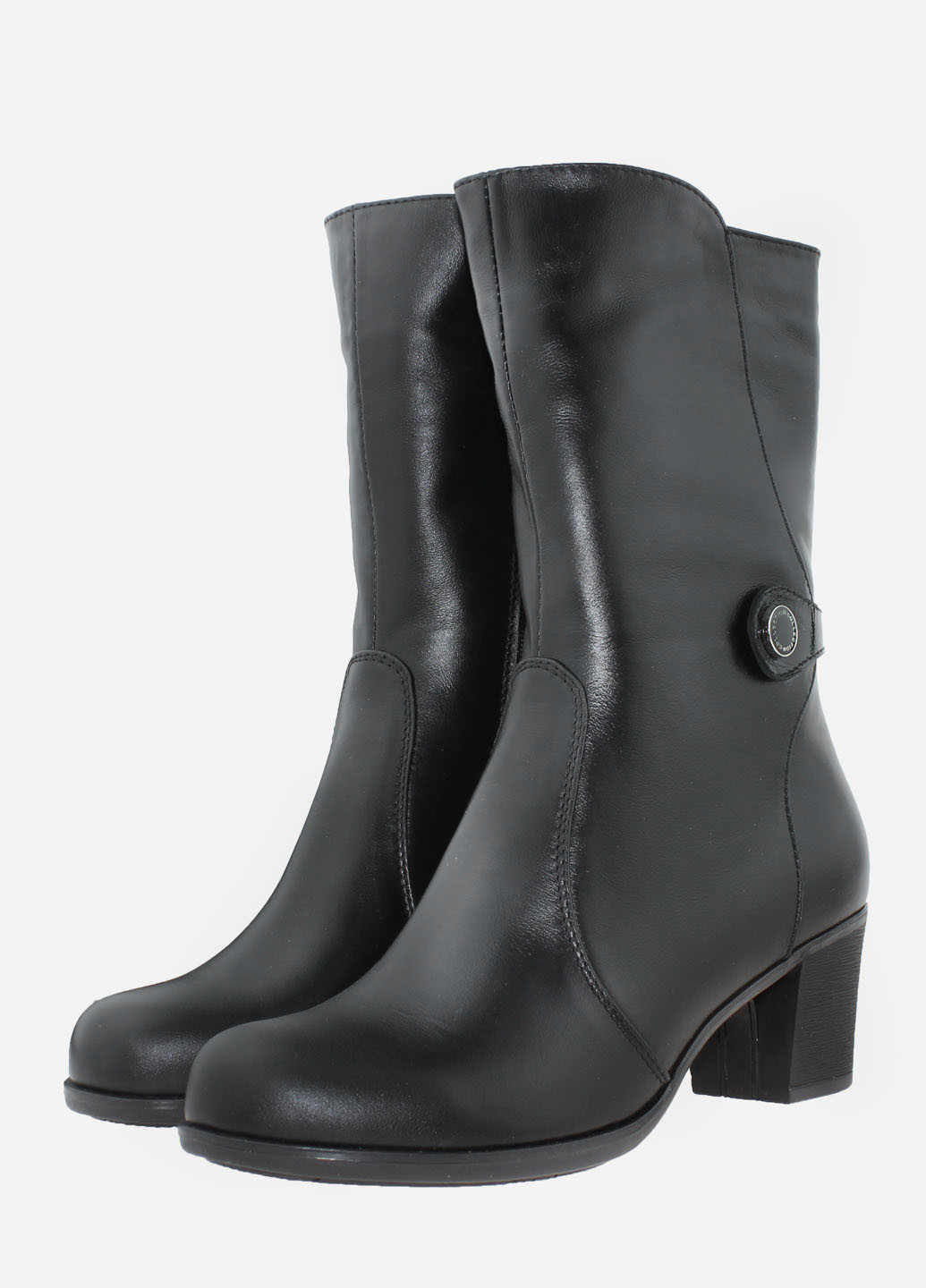 Осенние ботинки re32847 черный Elvix