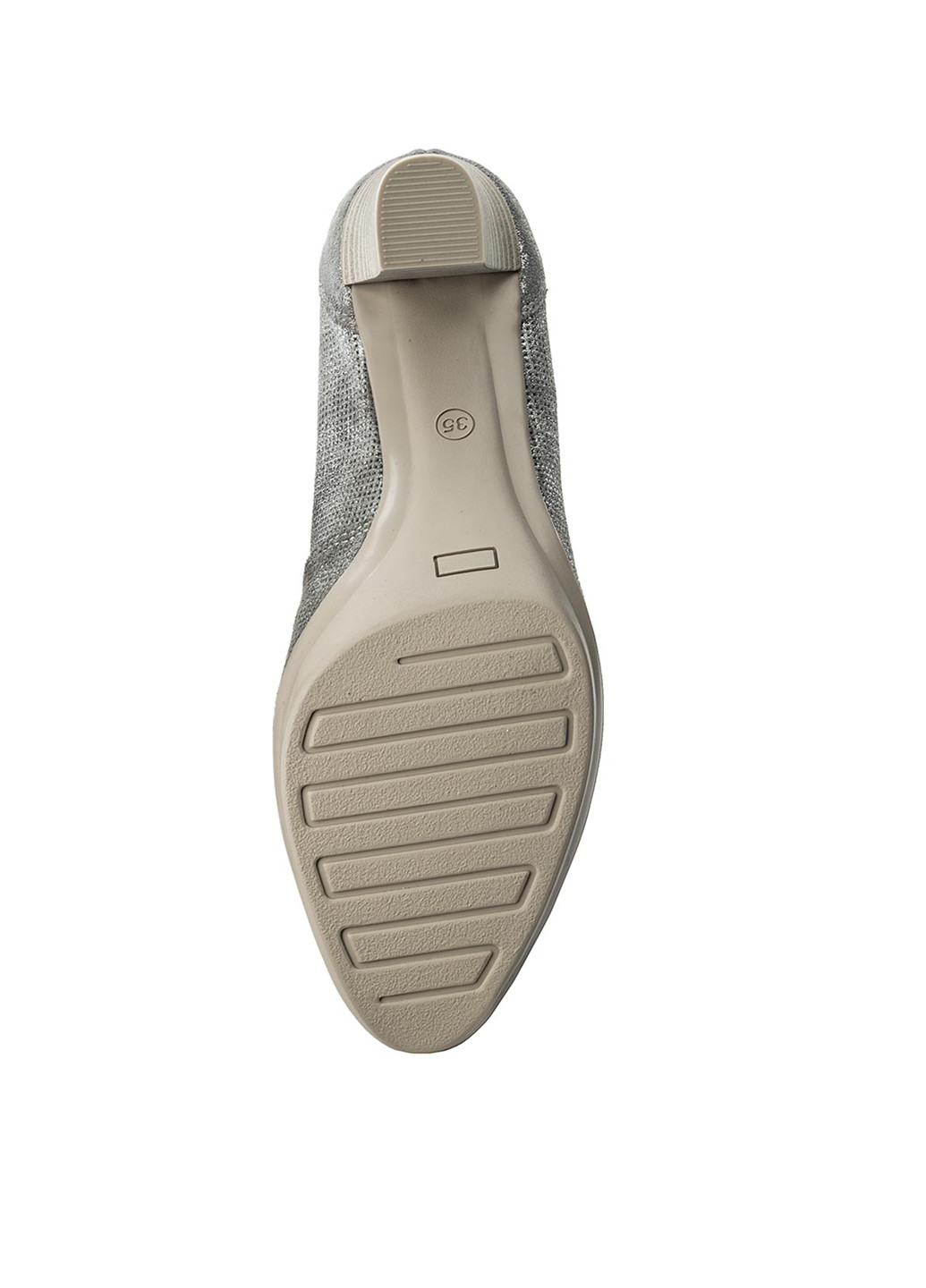 Напівчеревики Lasocki A301 туфлі-човники меланжі срібні кежуали