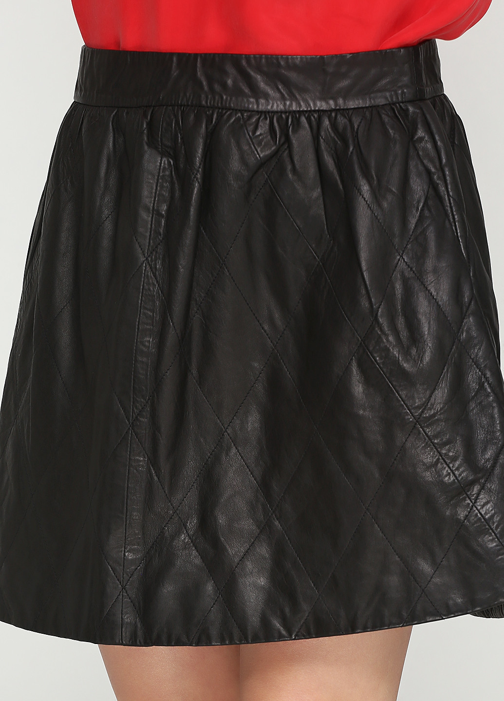 Черная кэжуал однотонная юбка Gestuz с высокой талией