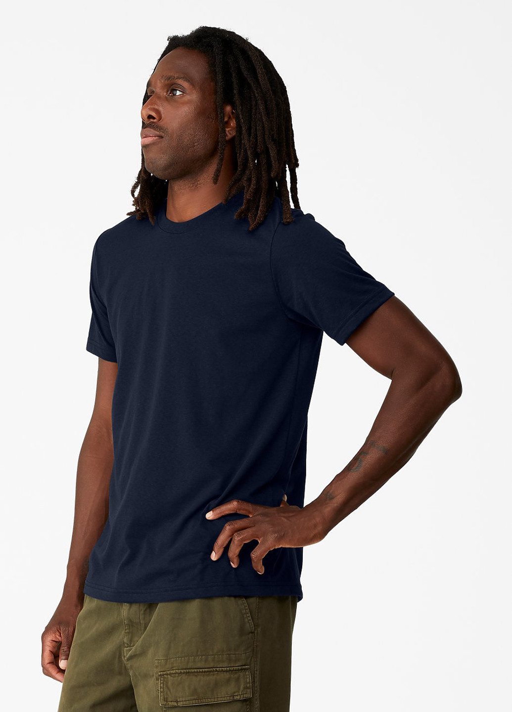 Темно-синяя футболка Canvas